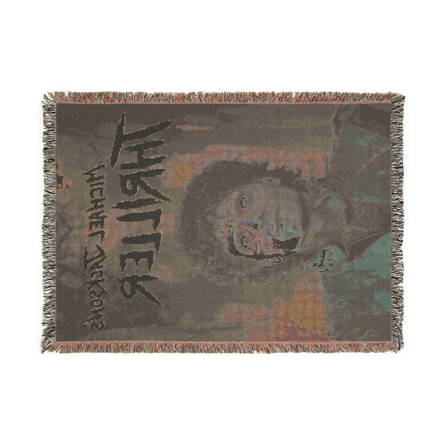 Michael Jackson "Thriller" Woven Blanket – Retro Horror Album Art Throw