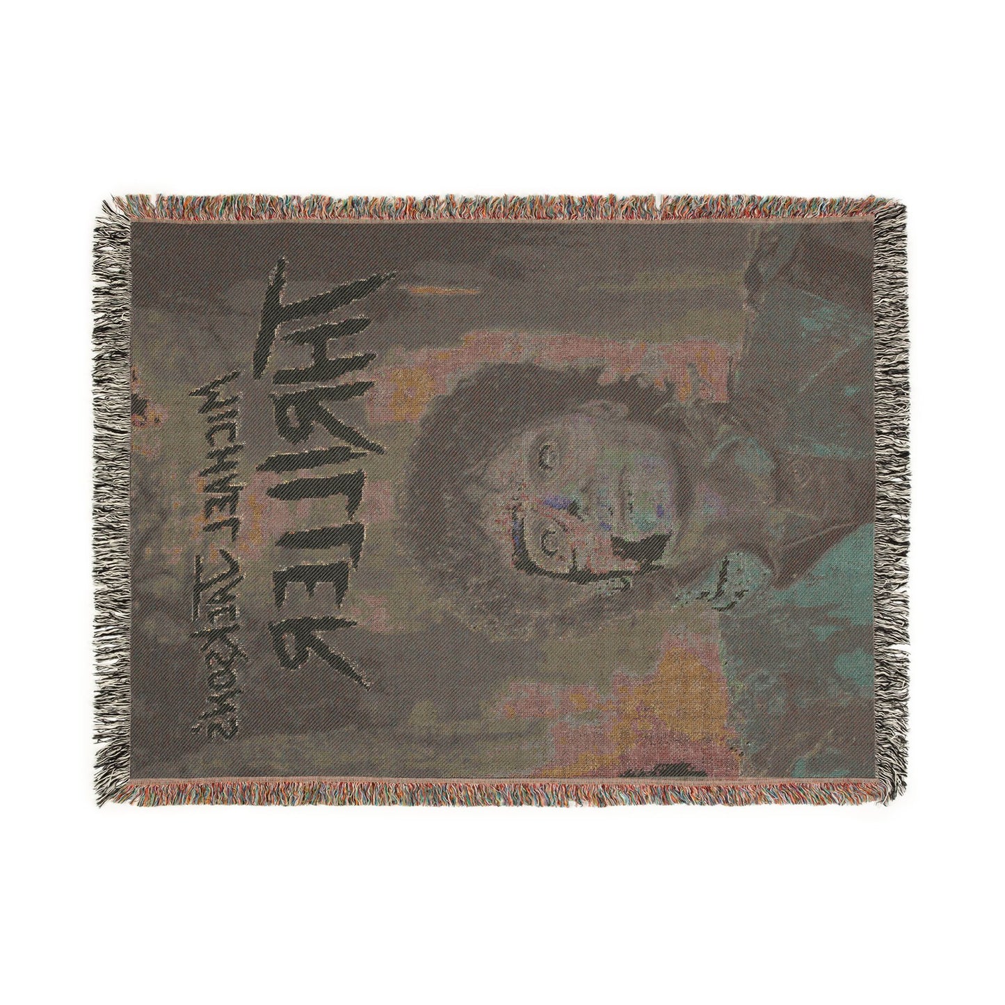 Michael Jackson "Thriller" Woven Blanket – Retro Horror Album Art Throw